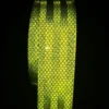 Adesivo refletivo prismatico decorativo faixa verde fluorescente 5