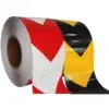 Fita refletiva refletivo refletiva desenho seta sentido sinal placa sentido 10cm largura