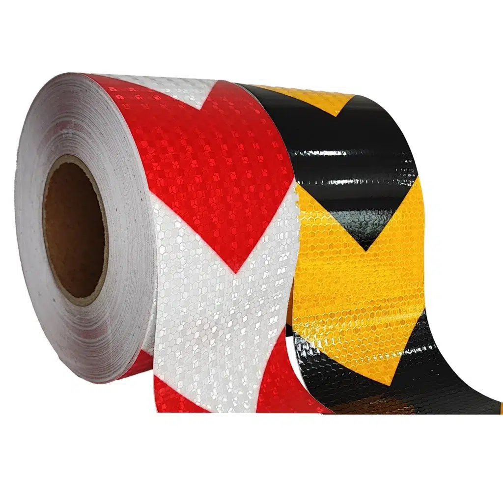 Fita refletiva refletivo refletiva desenho seta sentido sinal placa sentido 10cm largura