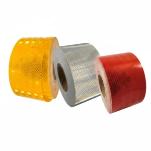 Fita faixa adesiva refletiva Tipo I Engenharia prismatico 10cm