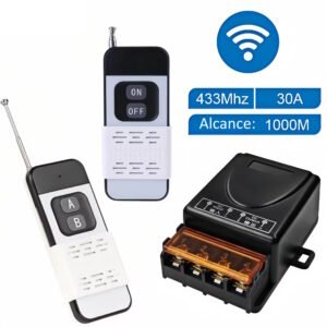 Interruptor Rele acionador distancia Motor bomba Controle Remoto 1000 metros