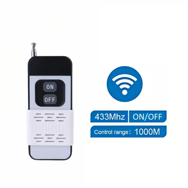 acionador controle remoto acionamento rele distancia 1000 metros liga desliga 5