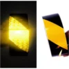 fita faixa adesiva zebrada refletiva prismatica amarelo preto 2