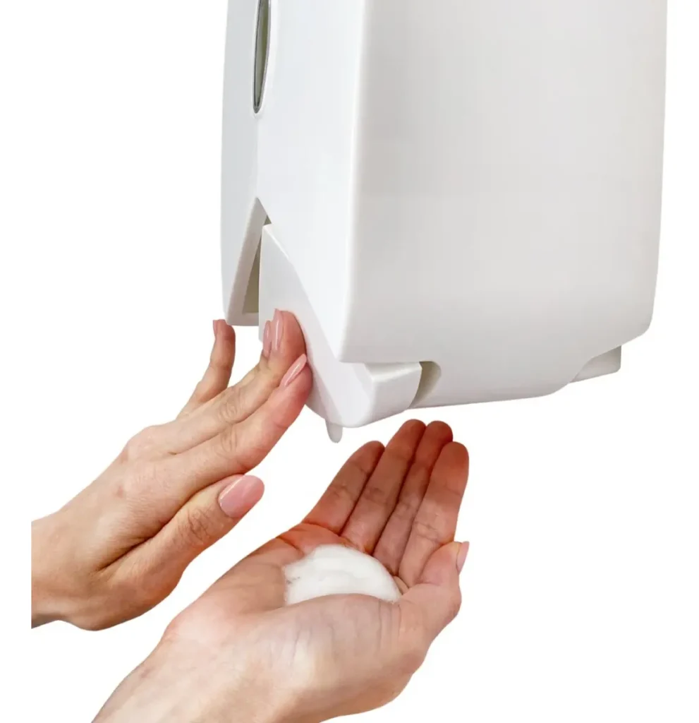 dispenser sabonete espuma saboneteira biovis branco