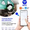 Acionador Remoto Controle 433mhz + Wifi Interruptor Rele AC 110/220v 10A 4 interruptor remoto acionador bomba motor spa wifi tuya controle 433mhz