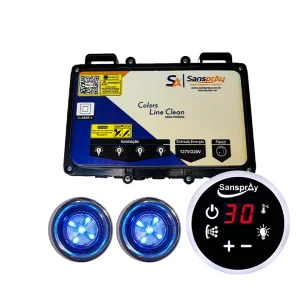 Fonte Acquacolor C/ 2 Spots E Painel 4 Funcoes Sanspray