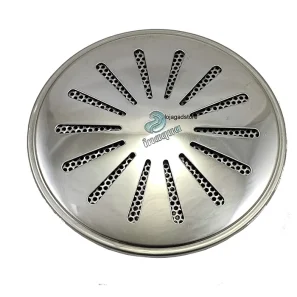 Ralo Dreno Fundo Inox 316 Anti hair Piscinas Alvenaria 50mm